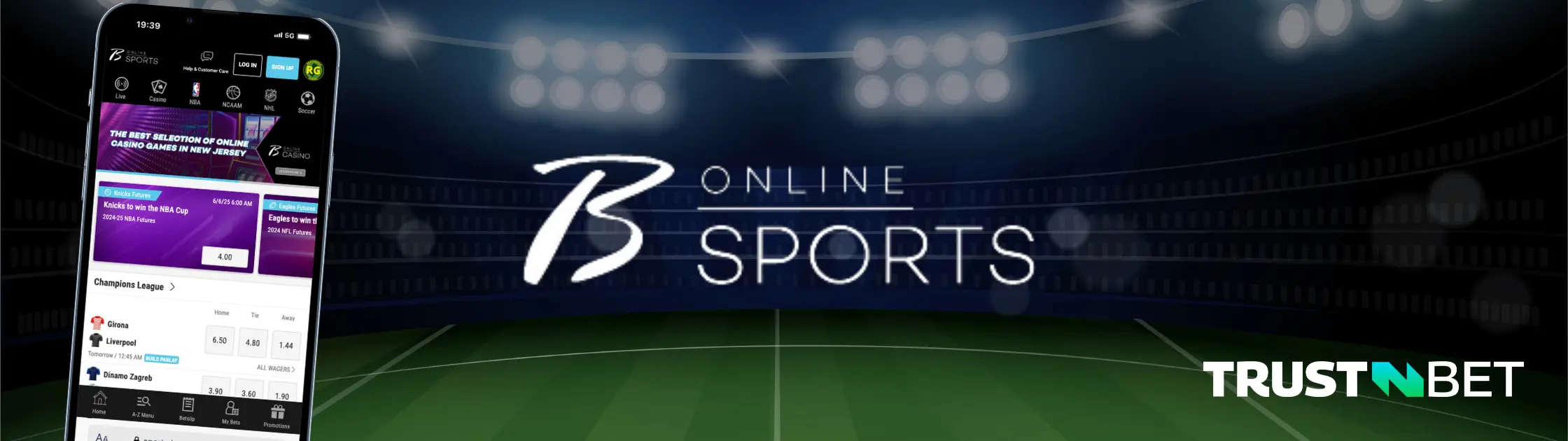 Borgata online sportsbook.